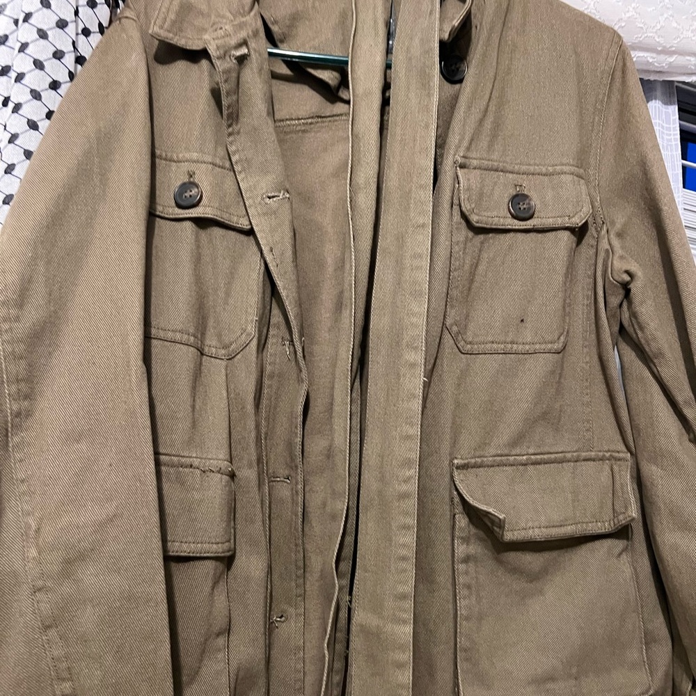 Primark green jeans jacket
